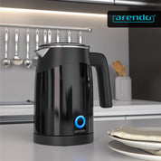 Arendo 0.5l Edelstahl Wasserkocher mit Temperatureinstellung im Doppelwand-Design - 0,5l Wasser-Füllmenge - 5 Temperaturstufen einstellbar - Single Teekocher - Warmhaltefunktion - Energiesparend