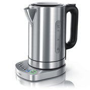 3000 Watt Edelstahl Wasserkocher mit Temperaturstufen - 4 wählbare Temperatureinstellungen - Warmhaltefunktion 30min - 3000W Leistungsaufnahme Schnellkoch Wasserkocher - integrierter Kalkfilter